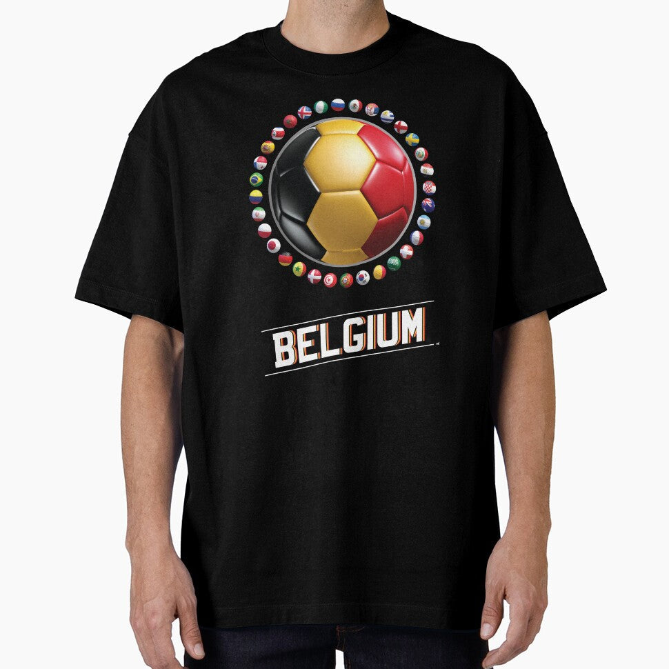 Belgium - World Football Championship by m. i. Unisex T-shirt, Sweatshirt, Hoodie, Long Sleeve Tee - T-Shirt, Sweatshirt, Hoodie