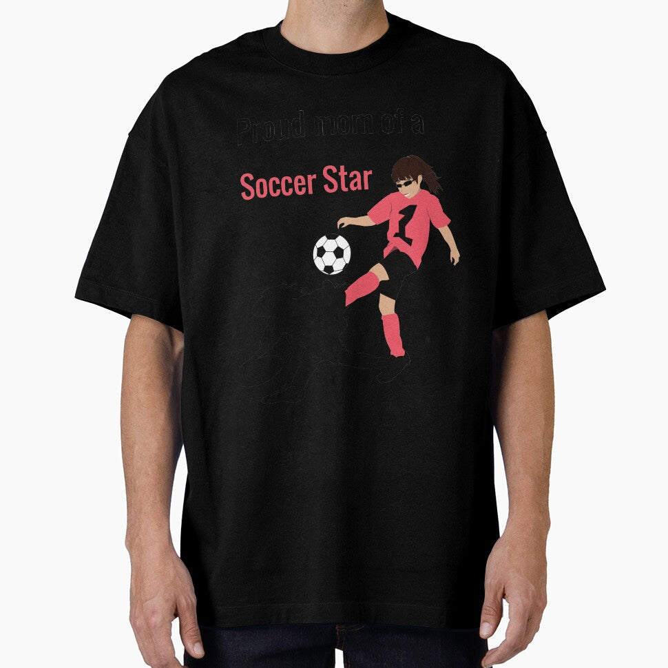Soccer Girl (Mom) by NydiaSRobles Unisex T-shirt, Sweatshirt, Hoodie, Long Sleeve Tee - T-Shirt, Sweatshirt, Hoodie