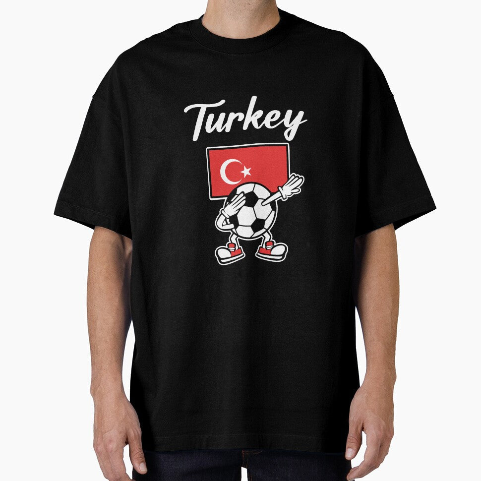 TURKEY - Dabbing Football Soccer Ball - TURKEY Flag by Darling DeDe Unisex T-shirt, Sweatshirt, Hoodie, Long Sleeve Tee - T-Shirt, Sweatshirt, Hoodie