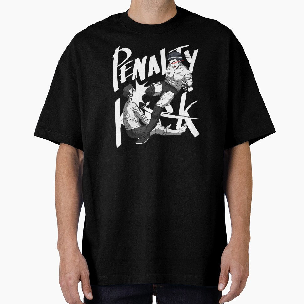 Penalty kick ver2 by Menga merch Unisex T-shirt, Sweatshirt, Hoodie, Long Sleeve Tee - T-Shirt, Sweatshirt, Hoodie