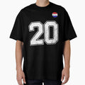 Netherlands Soccer Number 20 Vintage Sports Fan by LiviuGligoros Unisex T-shirt, Sweatshirt, Hoodie, Long Sleeve Tee - T-Shirt, Sweatshirt, Hoodie