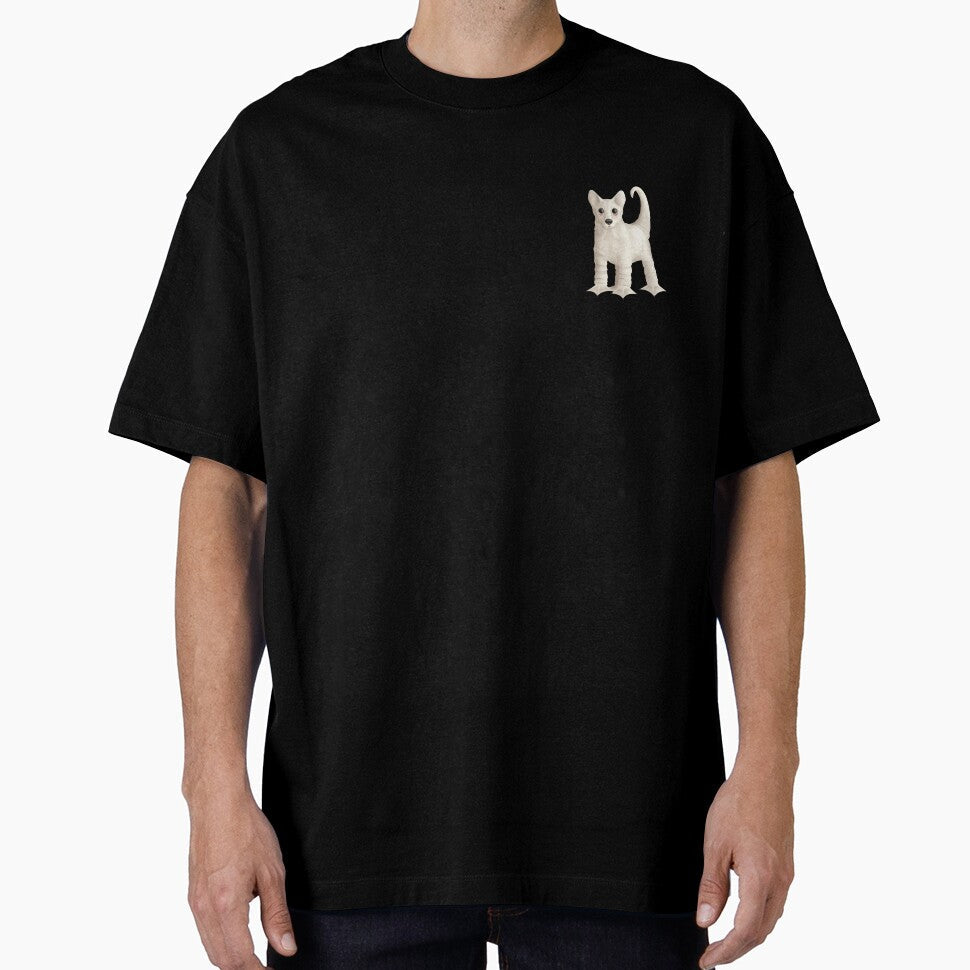 Wrinkly Ghostpup 'Dockula Leokoca' Critter by Kelsterart_hehe Unisex T-shirt, Sweatshirt, Hoodie, Long Sleeve Tee - T-Shirt, Sweatshirt, Hoodie