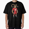 Strong Swiss Ibex Football Mascot 2026 by ArtByKatti Unisex T-shirt, Sweatshirt, Hoodie, Long Sleeve Tee - T-Shirt, Sweatshirt, Hoodie