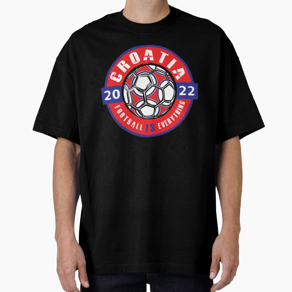 Football Is Everything - Croatia 2022 Vintage by FOOTBALL IS EVERYTHING Unisex T-shirt, Sweatshirt, Hoodie, Long Sleeve Tee - T-Shirt, Sweatshirt, Hoodie