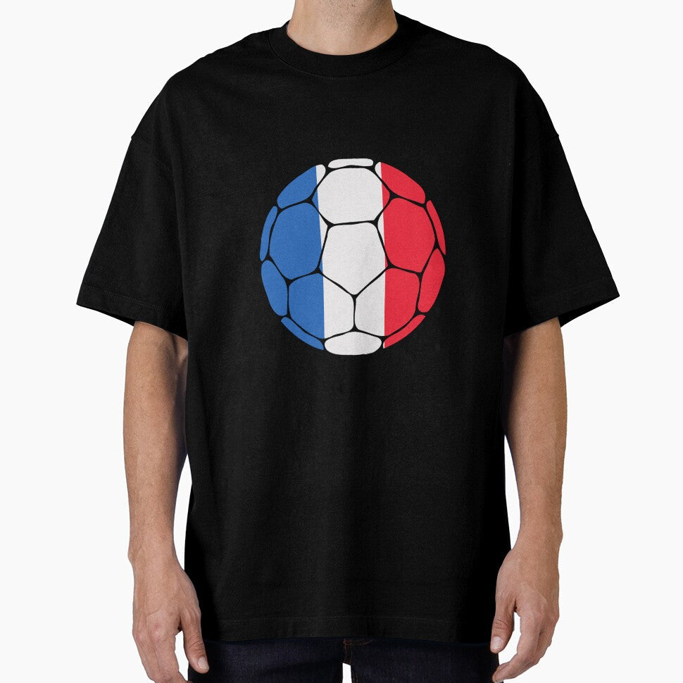France Flag Soccer Ball by ehgraphics15 Unisex T-shirt, Sweatshirt, Hoodie, Long Sleeve Tee - T-Shirt, Sweatshirt, Hoodie