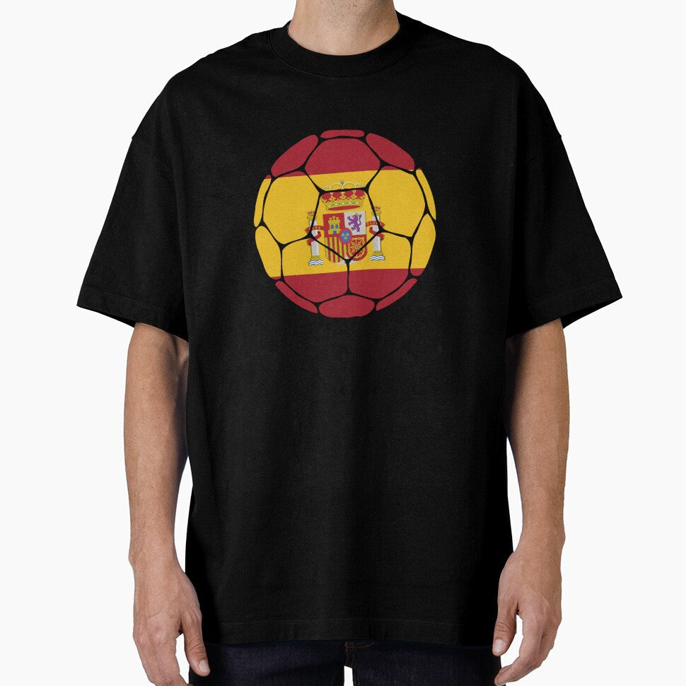 Spain Soccer Ball by ehgraphics15 Unisex T-shirt, Sweatshirt, Hoodie, Long Sleeve Tee - T-Shirt, Sweatshirt, Hoodie