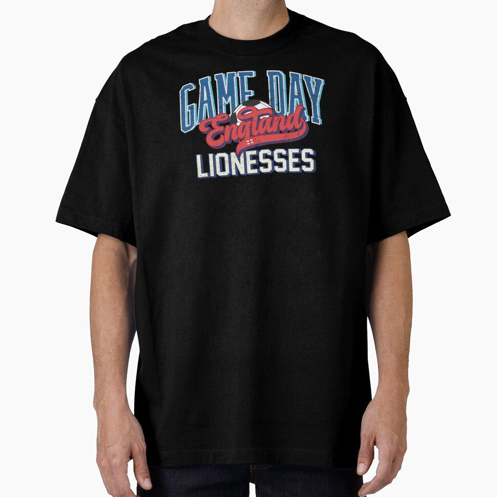 Game Day England Lionesses by Numero14 Unisex T-shirt, Sweatshirt, Hoodie, Long Sleeve Tee - T-Shirt, Sweatshirt, Hoodie