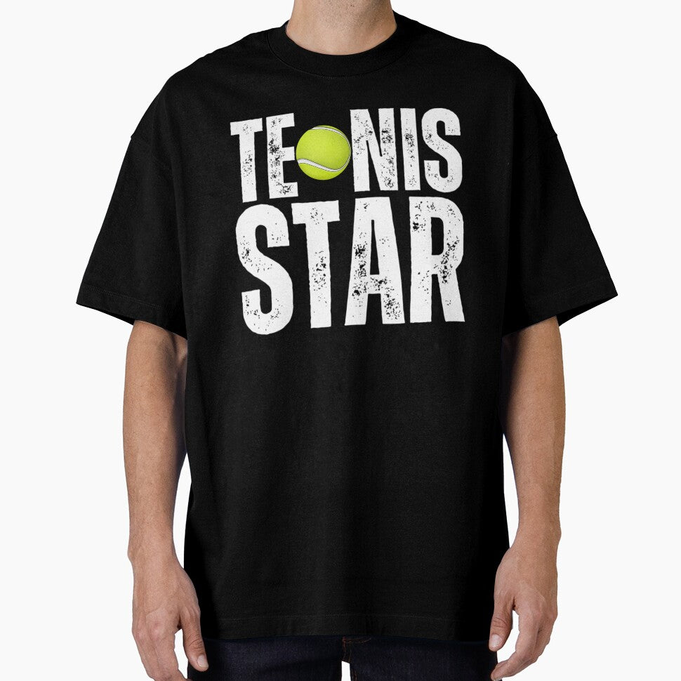 Tennis Star T-shirt by weeomano Unisex T-shirt, Sweatshirt, Hoodie, Long Sleeve Tee - T-Shirt, Sweatshirt, Hoodie
