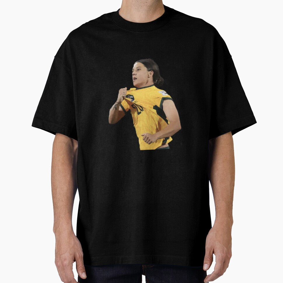 Sam Kerr Goal Celebration by ijdesigns Unisex T-shirt, Sweatshirt, Hoodie, Long Sleeve Tee - T-Shirt, Sweatshirt, Hoodie