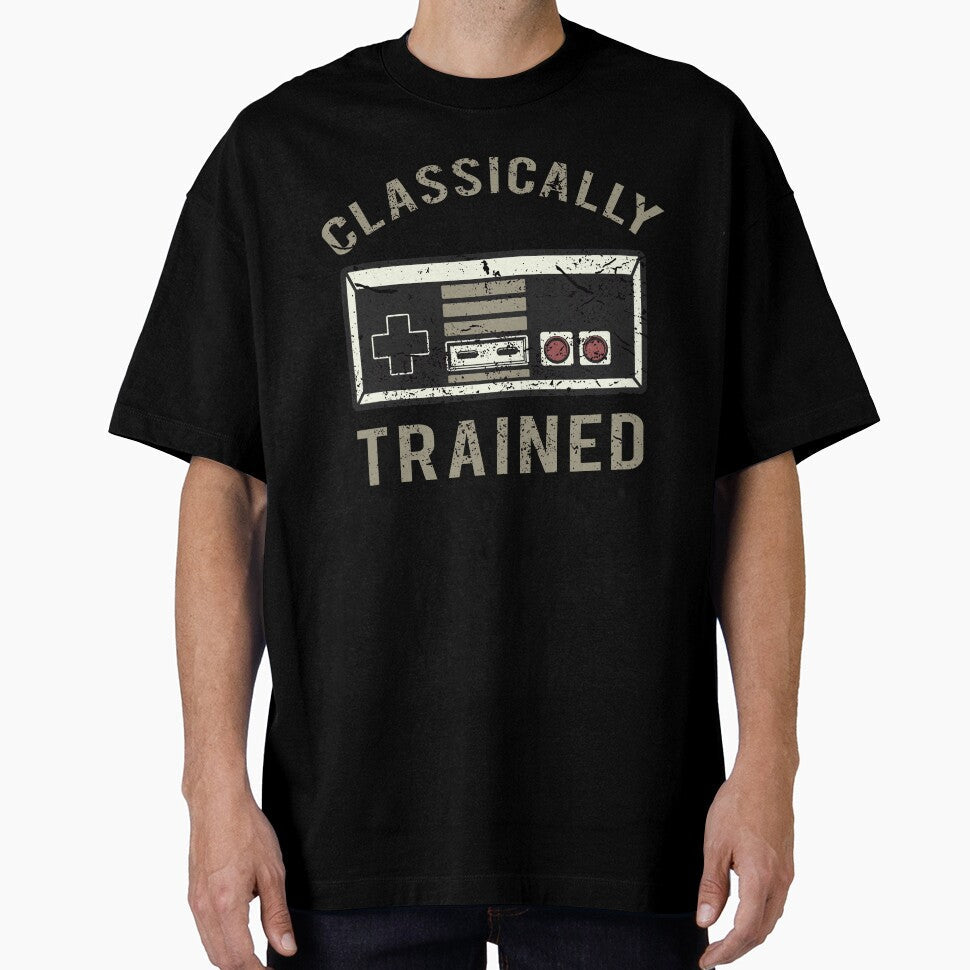 Vintage Classically Trained Controller by ChicLilyShop Unisex T-shirt, Sweatshirt, Hoodie, Long Sleeve Tee - T-Shirt, Sweatshirt, Hoodie