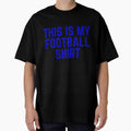 Football Team Colors Blue Game Day by atalia8932 Unisex T-shirt, Sweatshirt, Hoodie, Long Sleeve Tee - T-Shirt, Sweatshirt, Hoodie