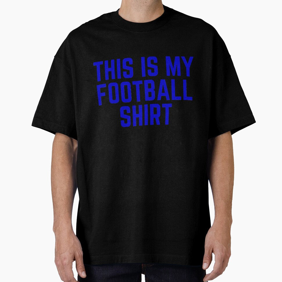 Football Team Colors Blue Game Day by atalia8932 Unisex T-shirt, Sweatshirt, Hoodie, Long Sleeve Tee - T-Shirt, Sweatshirt, Hoodie