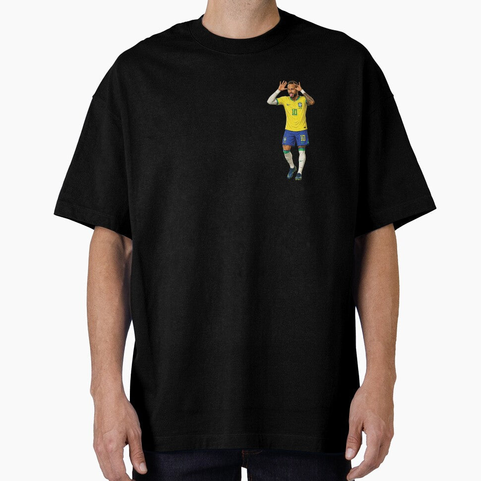 Neymar Brazil Football Celebration by myJPEG Unisex T-shirt, Sweatshirt, Hoodie, Long Sleeve Tee - T-Shirt, Sweatshirt, Hoodie