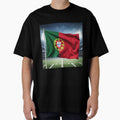 Portugal Flag 3D Football Design  Supporters Portugal by artsdesignpro Unisex T-shirt, Sweatshirt, Hoodie, Long Sleeve Tee - T-Shirt, Sweatshirt, Hoodie