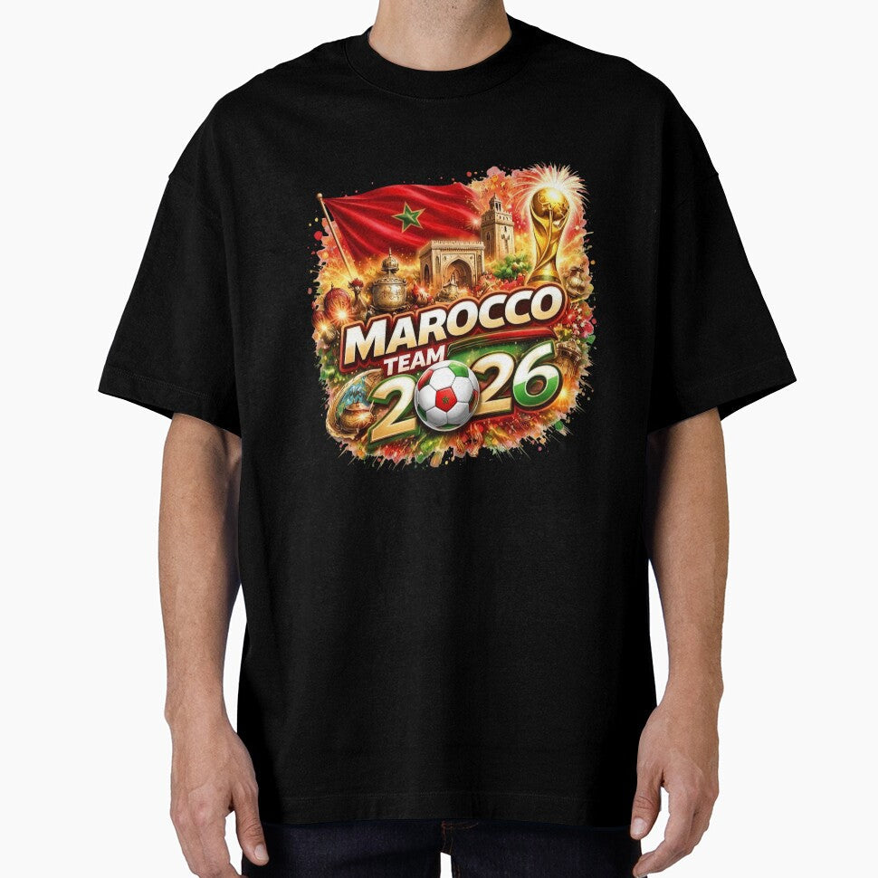Morocco Pride by MOFAPPAREL Unisex T-shirt, Sweatshirt, Hoodie, Long Sleeve Tee - T-Shirt, Sweatshirt, Hoodie