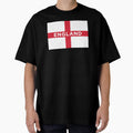 England Flag Text (Large) by STUDIO-72 Unisex T-shirt, Sweatshirt, Hoodie, Long Sleeve Tee - T-Shirt, Sweatshirt, Hoodie