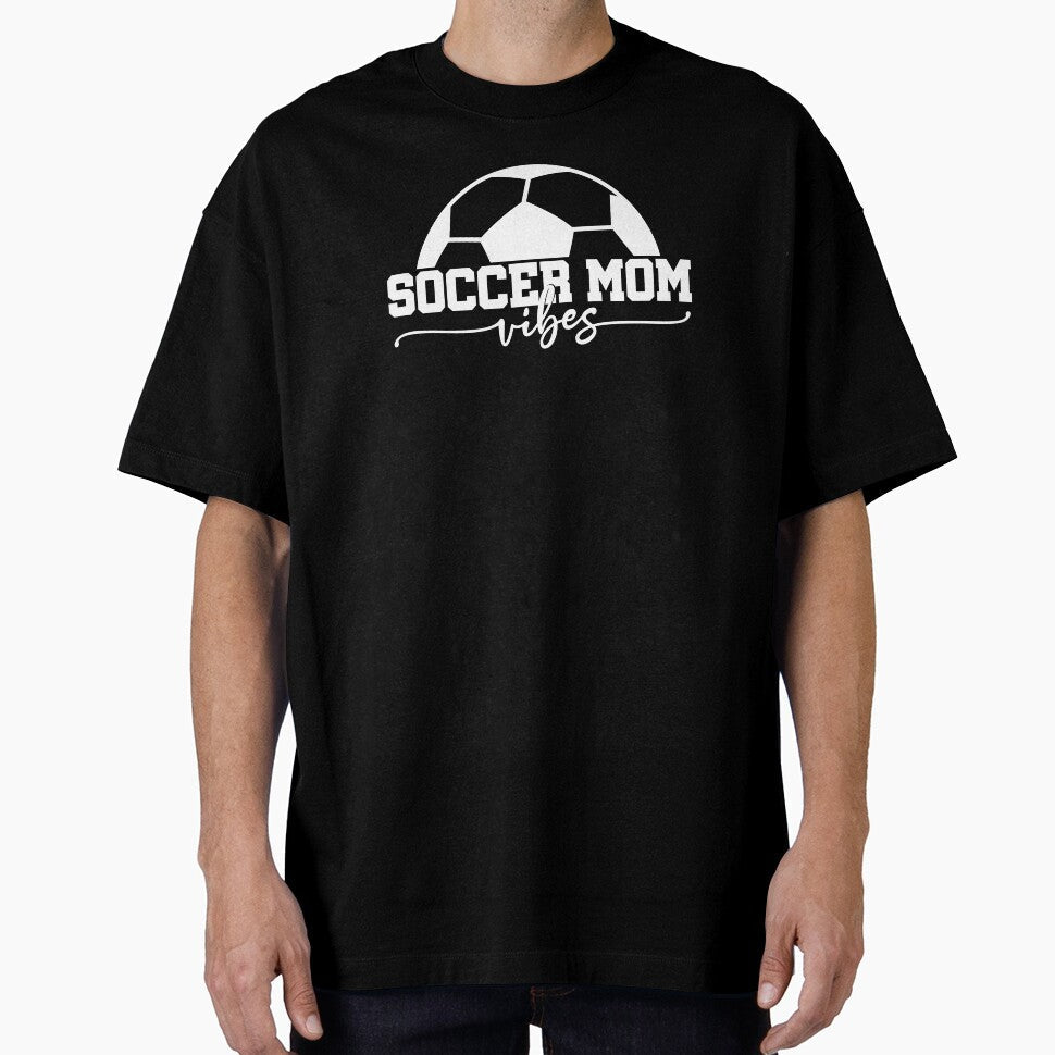Soccer Mom Vibes Tee, Cute Soccer Ball Goalkeepers Girl Moms Life by PrintOfi Unisex T-shirt, Sweatshirt, Hoodie, Long Sleeve Tee - T-Shirt, Sweatshirt, Hoodie