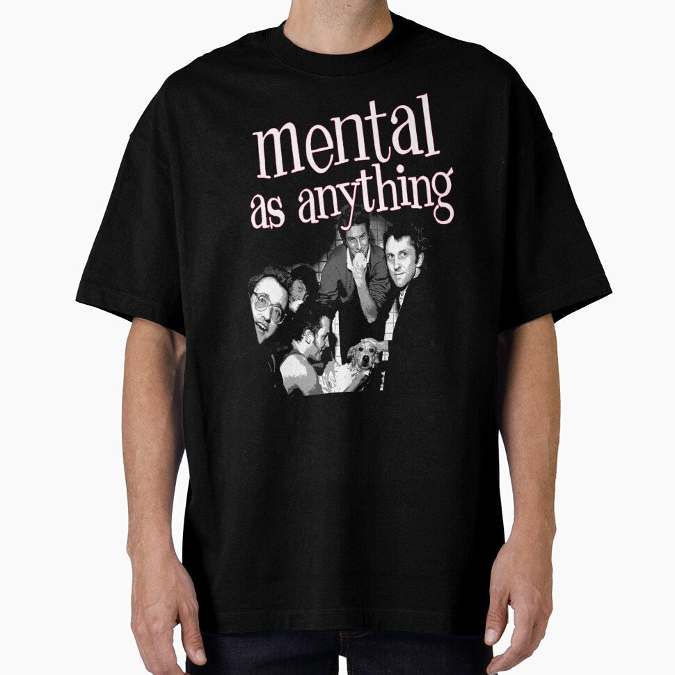 Ausrock Mental As Anything by MERKSAM Unisex T-shirt, Sweatshirt, Hoodie, Long Sleeve Tee - T-Shirt, Sweatshirt, Hoodie