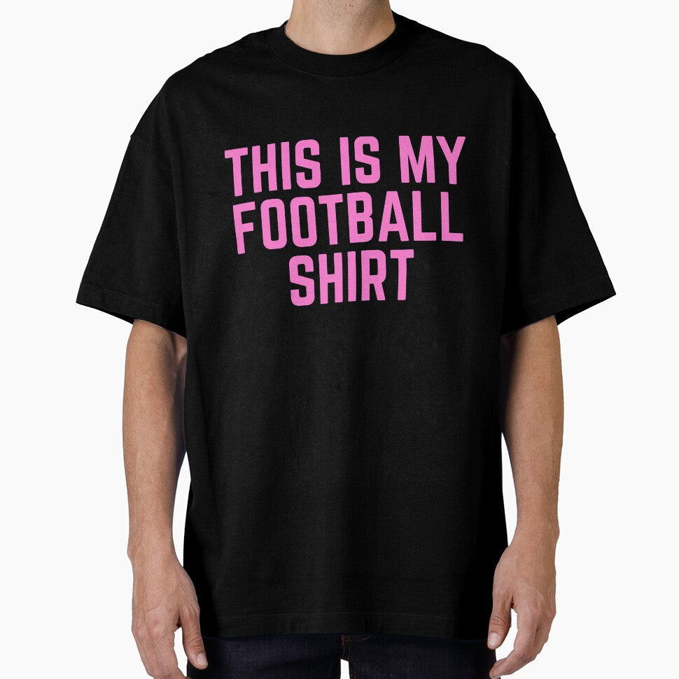 Football Team Colors Pink Game Day by atalia8932 Unisex T-shirt, Sweatshirt, Hoodie, Long Sleeve Tee - T-Shirt, Sweatshirt, Hoodie