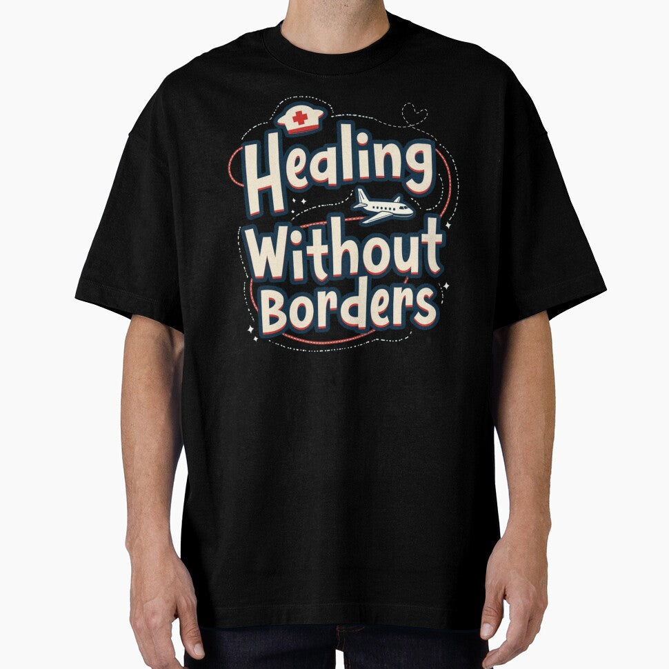 Healing Without Borders by PerkzPrints Unisex T-shirt, Sweatshirt, Hoodie, Long Sleeve Tee - T-Shirt, Sweatshirt, Hoodie