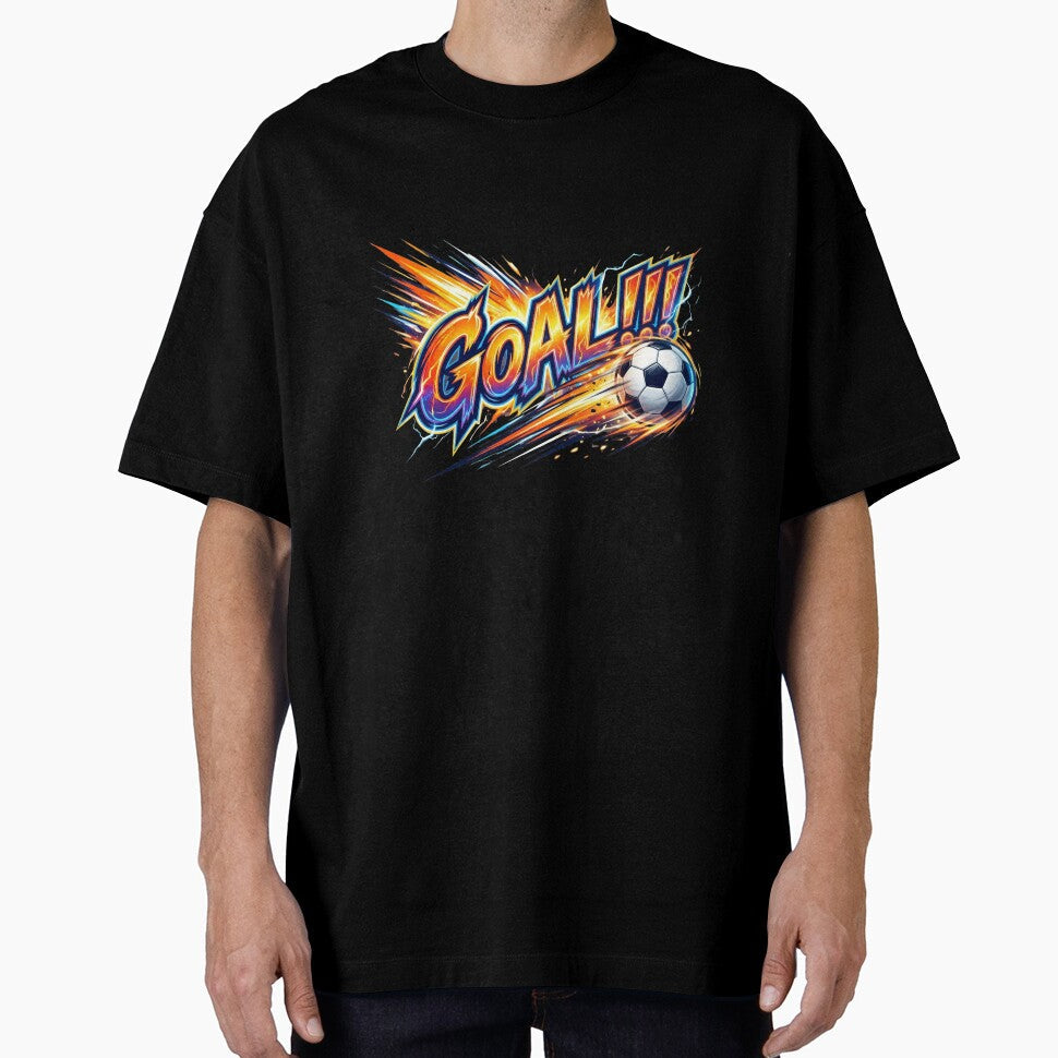 Goal!!!  Expressive Football Typography Pop Art Style by David Mateo ArtWorks Unisex T-shirt, Sweatshirt, Hoodie, Long Sleeve Tee - T-Shirt, Sweatshirt, Hoodie