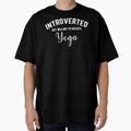 Introverted Yoga Lover by ReignGFX Unisex T-shirt, Sweatshirt, Hoodie, Long Sleeve Tee - T-Shirt, Sweatshirt, Hoodie