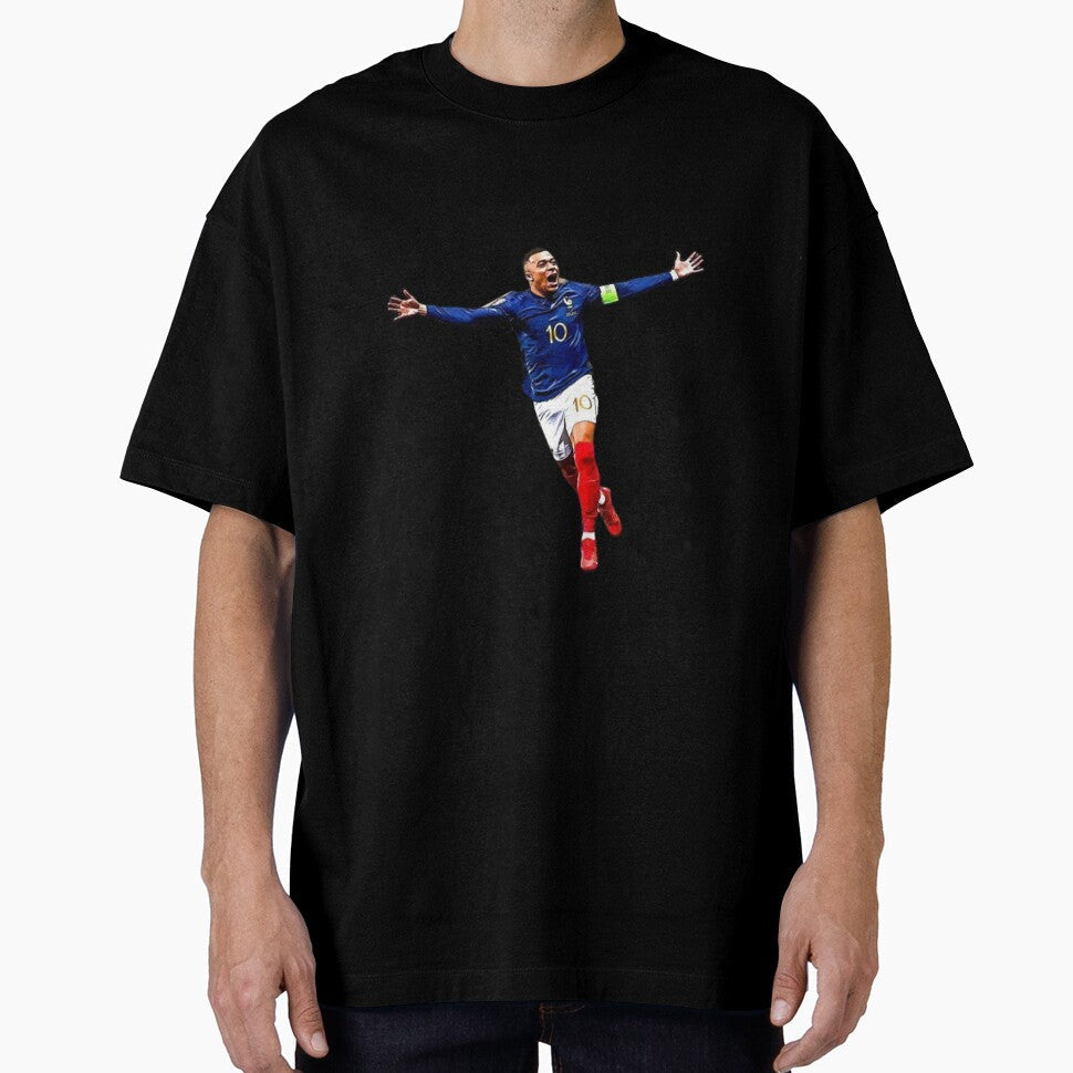 Kylian Mbappe France National Team Art by rissershop Unisex T-shirt, Sweatshirt, Hoodie, Long Sleeve Tee - T-Shirt, Sweatshirt, Hoodie