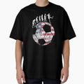 Soccer Evolution American Flag on Soccer Ball T-Shirt by Dubbra Unisex T-shirt, Sweatshirt, Hoodie, Long Sleeve Tee - T-Shirt, Sweatshirt, Hoodie