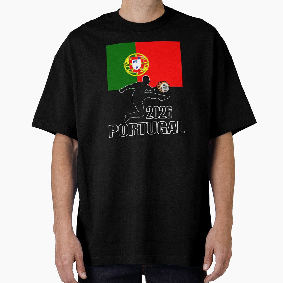 Portugal Soccer T-shirt 2026 by benchpod47 Unisex T-shirt, Sweatshirt, Hoodie, Long Sleeve Tee - T-Shirt, Sweatshirt, Hoodie