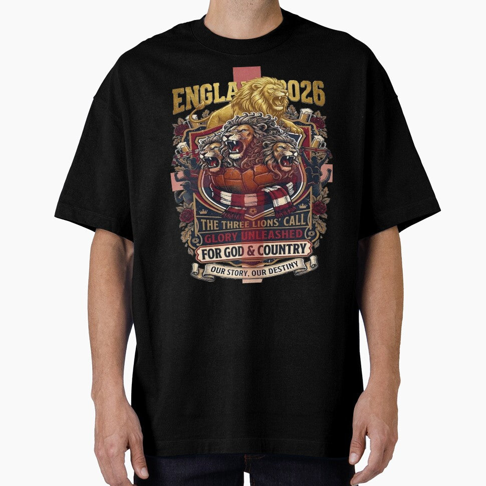 England Football Shirt 2026  Three Lions England Fan T-Shirt, Football Cup 2026 England Supporter Tee, England Soccer Shirt UK, Football Fan Gift by al21ex - T-Shirt, Sweatshirt, Hoodie