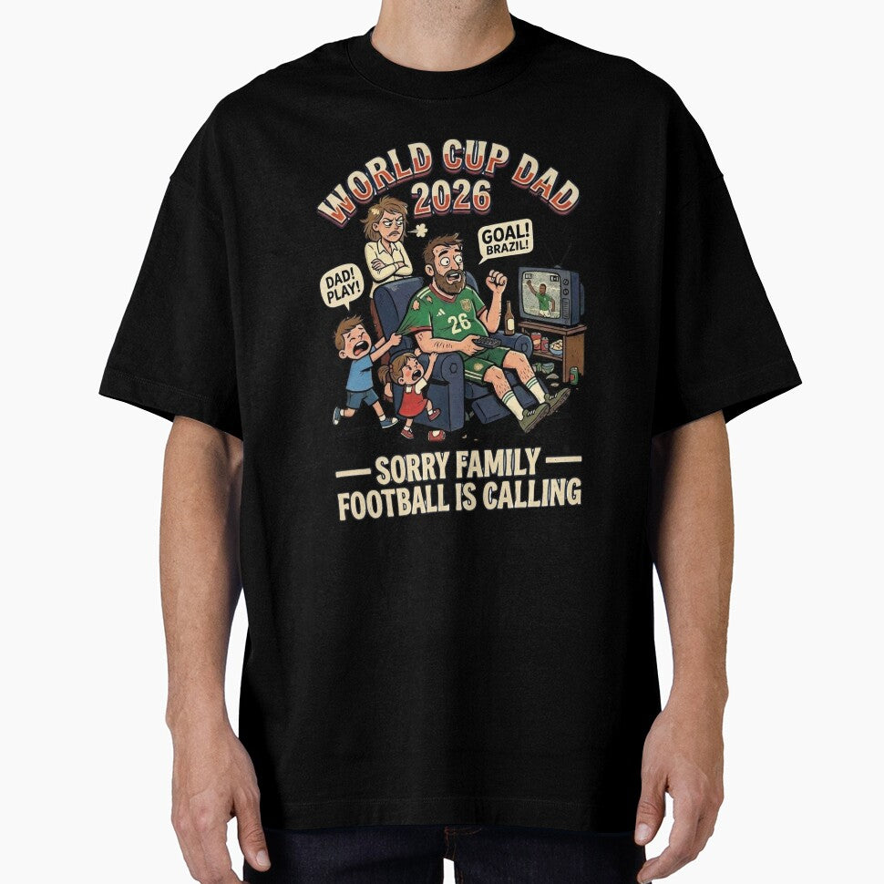 World Cup Dad 2026 Shirt by Pawline Studio Unisex T-shirt, Sweatshirt, Hoodie, Long Sleeve Tee - T-Shirt, Sweatshirt, Hoodie