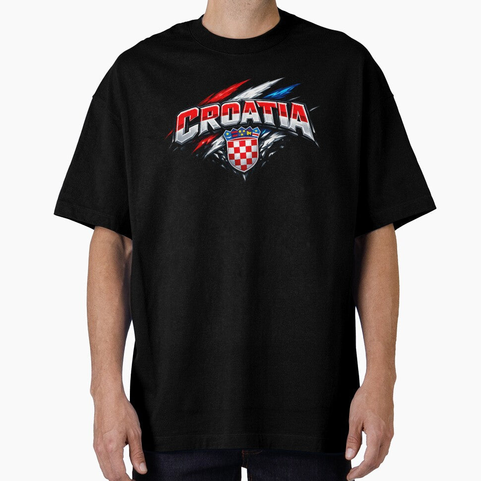 Croatia Fan Gear: Official National Team Merchandise by ModernKhaos Unisex T-shirt, Sweatshirt, Hoodie, Long Sleeve Tee - T-Shirt, Sweatshirt, Hoodie