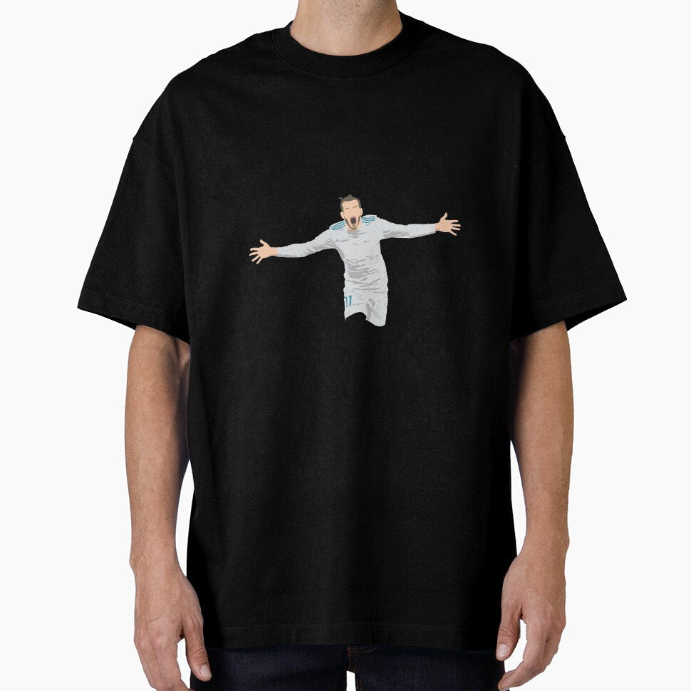 Gareth Bale Goal Celebration by Hevding Unisex T-shirt, Sweatshirt, Hoodie, Long Sleeve Tee - T-Shirt, Sweatshirt, Hoodie