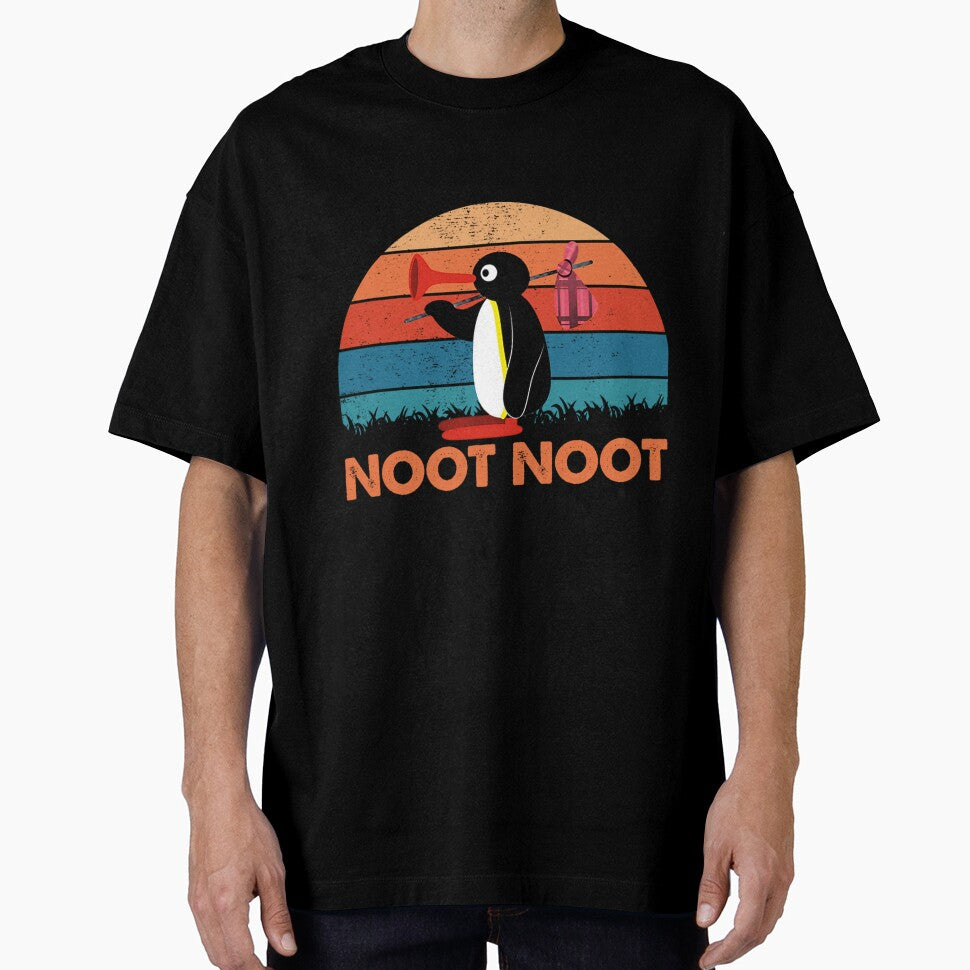 Noot Noot Pingu - Retro Vintage Animal Cute by DorisBrady1 Unisex T-shirt, Sweatshirt, Hoodie, Long Sleeve Tee - T-Shirt, Sweatshirt, Hoodie