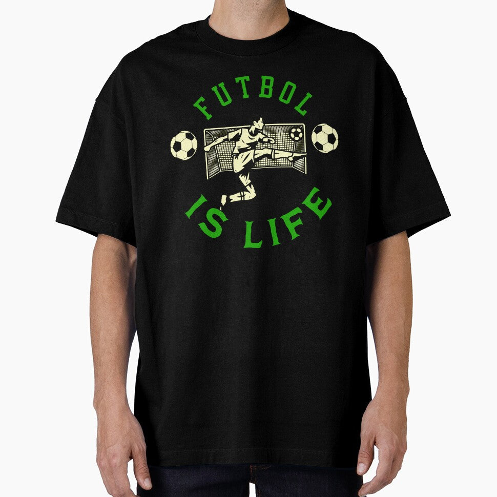 Futbol Is Life Striker by ZeptepiTrends Unisex T-shirt, Sweatshirt, Hoodie, Long Sleeve Tee - T-Shirt, Sweatshirt, Hoodie