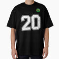 Number 20 Brazil Futbol Football Brazilian soccer Flag Jersey by RoyesButler Unisex T-shirt, Sweatshirt, Hoodie, Long Sleeve Tee - T-Shirt, Sweatshirt, Hoodie