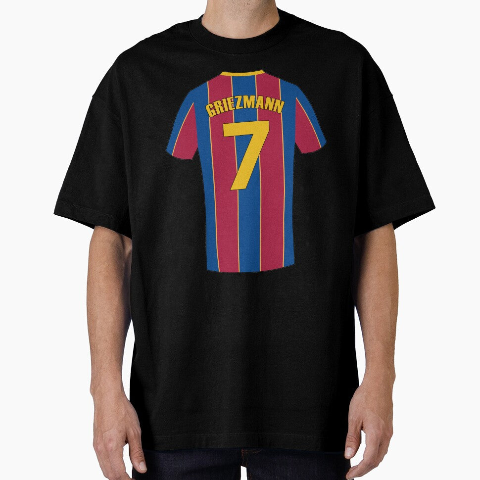Barcelona football jersey number 7 by Justtrendytees Unisex T-shirt, Sweatshirt, Hoodie, Long Sleeve Tee - T-Shirt, Sweatshirt, Hoodie