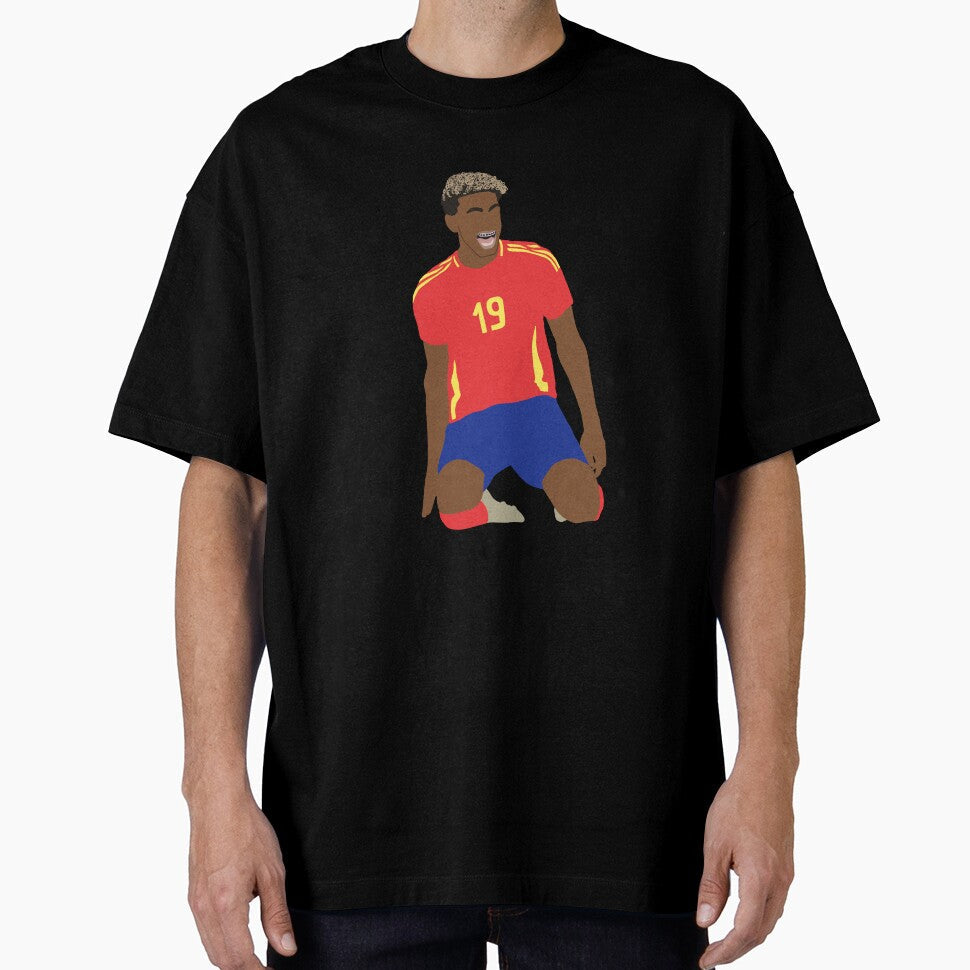 Lamine Yamal Youngest EURO Goalscorer by shahstickerinc Unisex T-shirt, Sweatshirt, Hoodie, Long Sleeve Tee - T-Shirt, Sweatshirt, Hoodie