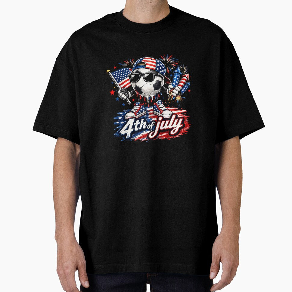 4th of July Soccer Drip 250 Years Anniversary by QuiteOrbit Unisex T-shirt, Sweatshirt, Hoodie, Long Sleeve Tee - T-Shirt, Sweatshirt, Hoodie
