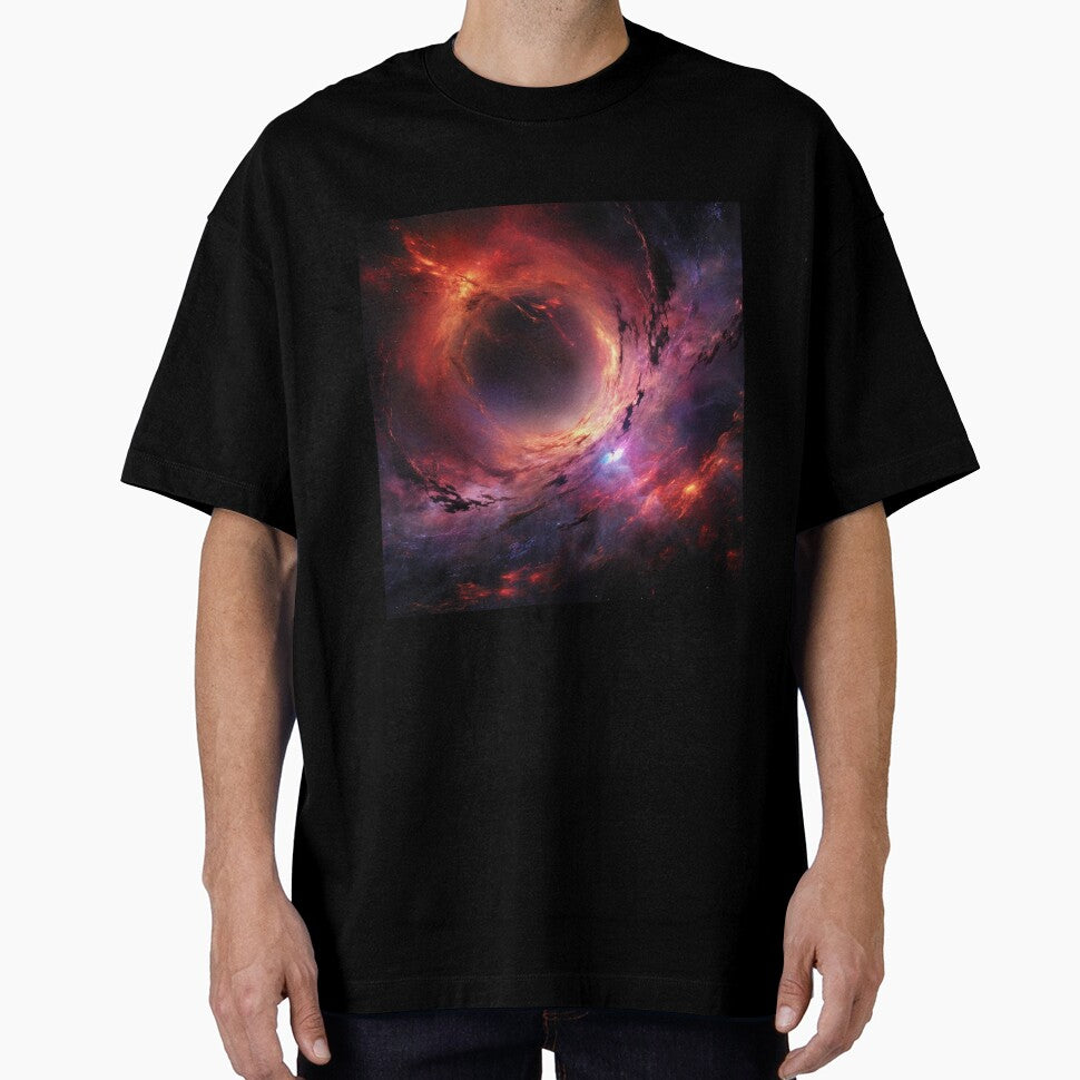 Dark Fantasy Landscape - Inside a Wormhole by Fantasy Masterpiece Unisex T-shirt, Sweatshirt, Hoodie, Long Sleeve Tee - T-Shirt, Sweatshirt, Hoodie
