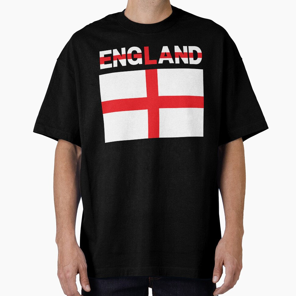 England Flag Football Fan Design | St George Cross Soccer Supporter by Karim-Karem Unisex T-shirt, Sweatshirt, Hoodie, Long Sleeve Tee - T-Shirt, Sweatshirt, Hoodie