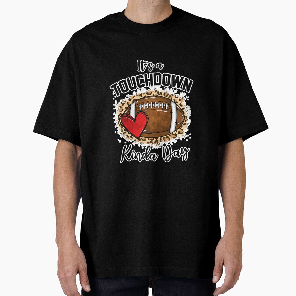 Cute Leopard Its A Touchdown Kinda Day by Perrydad78 Unisex T-shirt, Sweatshirt, Hoodie, Long Sleeve Tee - T-Shirt, Sweatshirt, Hoodie