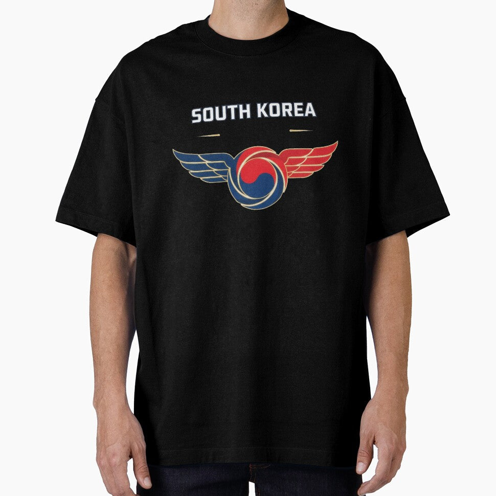 South Korea Soccer Dynamic Wings by Majorprint Unisex T-shirt, Sweatshirt, Hoodie, Long Sleeve Tee - T-Shirt, Sweatshirt, Hoodie