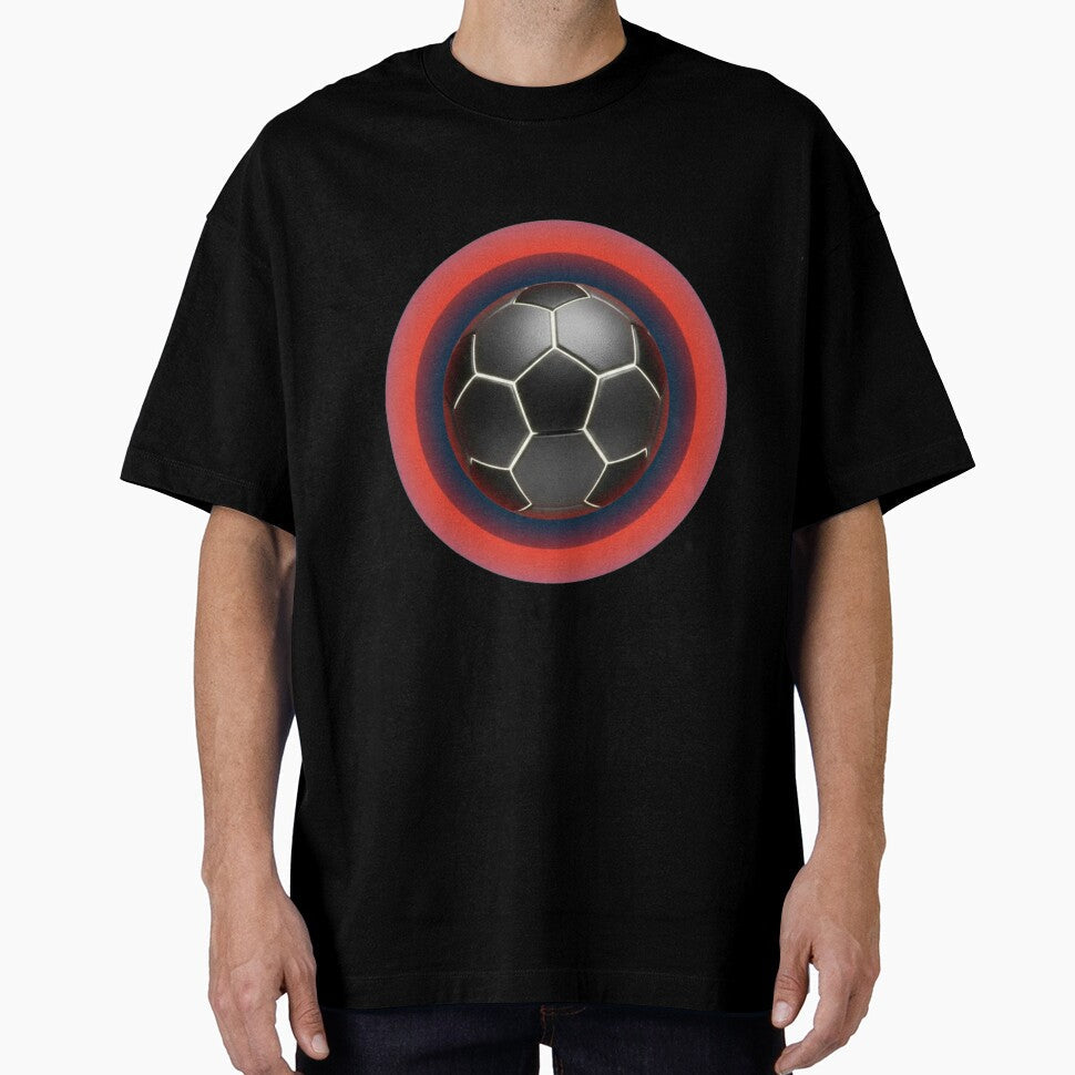 Neon Soccer Focus  Minimal Football Design by Pigmentra Unisex T-shirt, Sweatshirt, Hoodie, Long Sleeve Tee - T-Shirt, Sweatshirt, Hoodie