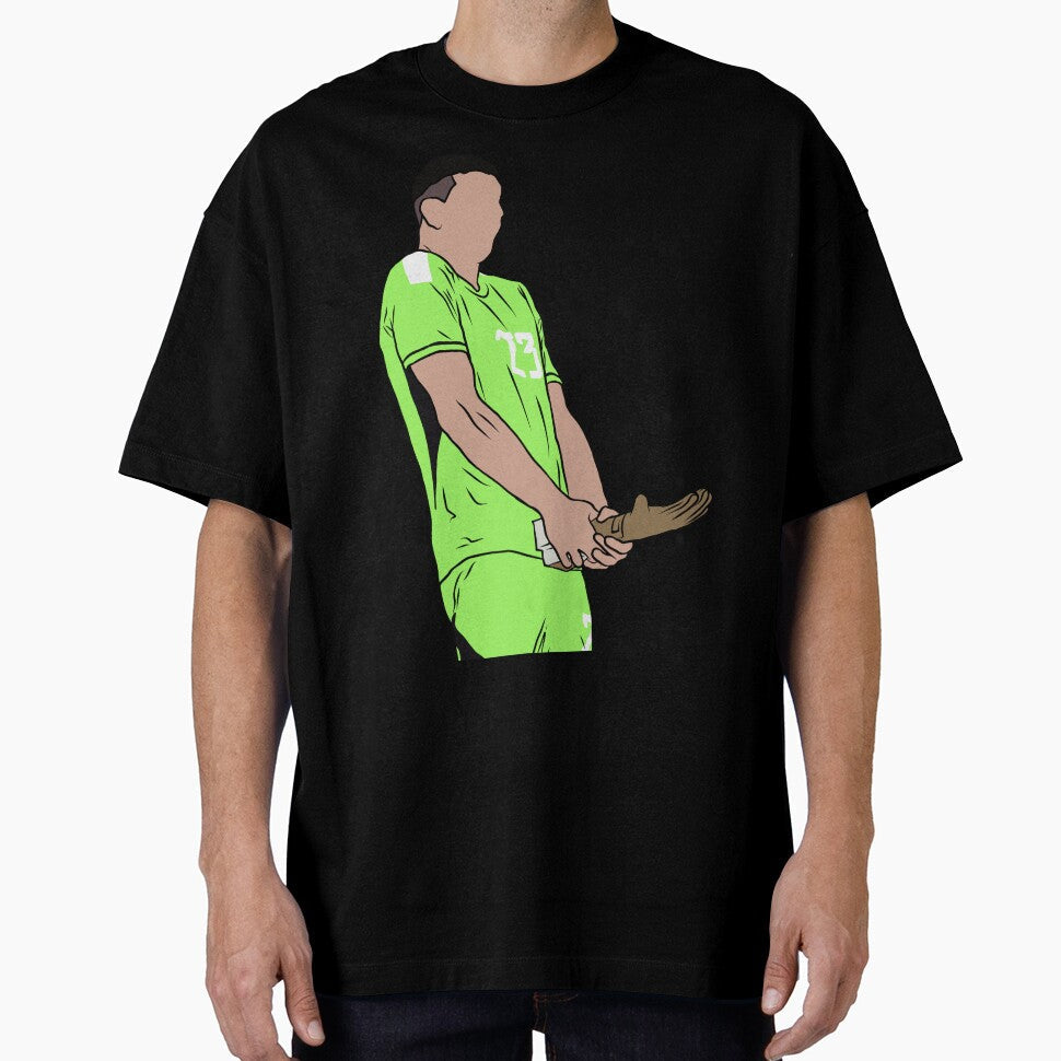 Emiliano Martinez Funny Celebration by RatTrapTees Unisex T-shirt, Sweatshirt, Hoodie, Long Sleeve Tee - T-Shirt, Sweatshirt, Hoodie