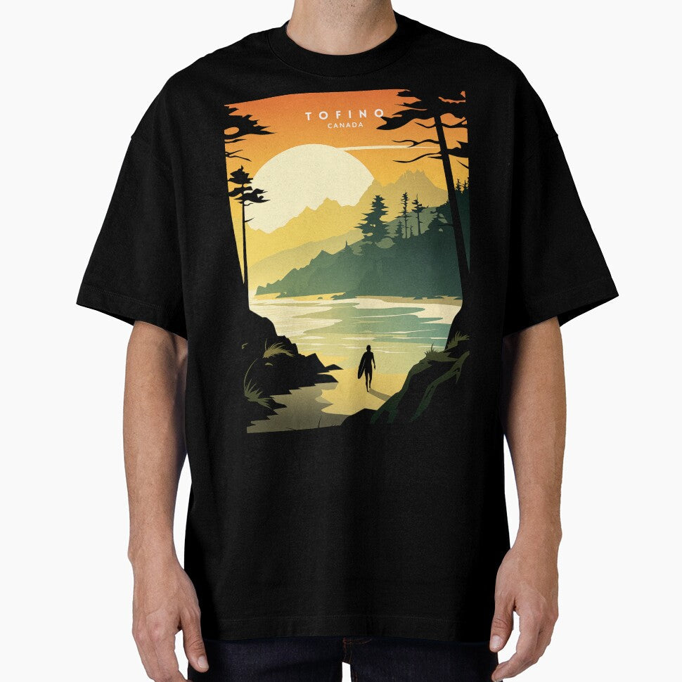 Tofino Canada by NeuralVibe Unisex T-shirt, Sweatshirt, Hoodie, Long Sleeve Tee - T-Shirt, Sweatshirt, Hoodie