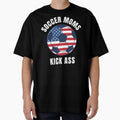 Soccer Mom America Mother's Day American Ball Gift Celebrate Moms USA by DogLover332 Unisex T-shirt, Sweatshirt, Hoodie, Long Sleeve Tee - T-Shirt, Sweatshirt, Hoodie