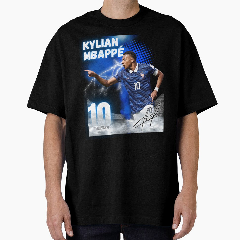 Kylian Mbappe France Football Art by WildPetal Unisex T-shirt, Sweatshirt, Hoodie, Long Sleeve Tee - T-Shirt, Sweatshirt, Hoodie