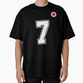 Japan Soccer Number 7 Vintage Sports Fan by LiviuGligoros Unisex T-shirt, Sweatshirt, Hoodie, Long Sleeve Tee - T-Shirt, Sweatshirt, Hoodie
