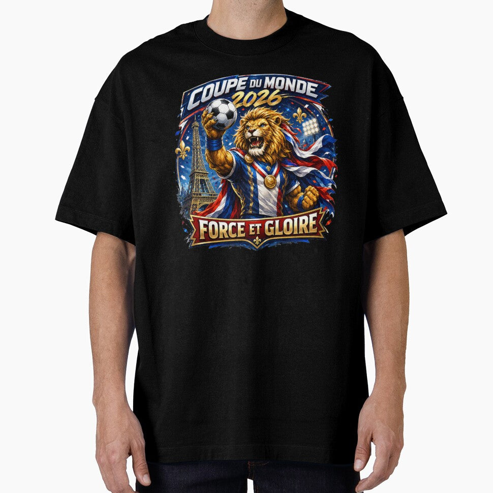 France Lion World Cup 2026 by Retro Arabica Unisex T-shirt, Sweatshirt, Hoodie, Long Sleeve Tee - T-Shirt, Sweatshirt, Hoodie